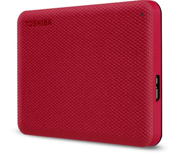 Toshiba Canvio Advance 4TB USB 3.2 Gen. 1 Czerwony - 625830 - zdjęcie 3